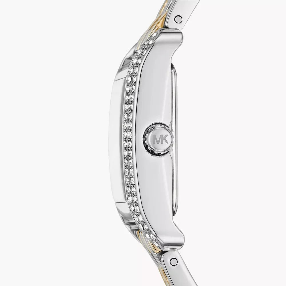 Michael Kors Emery MKO1035 White Dial Two-Tone Stainless Steel Women's Watch