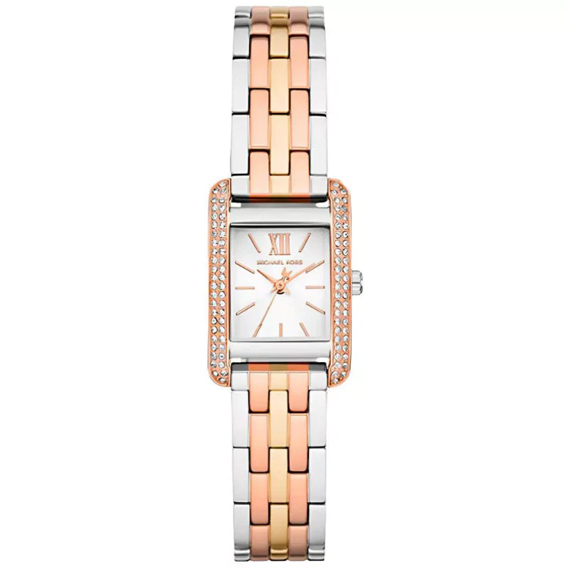 Michael Kors Emery MKo1146 White Dial Tri-Tone Stainless Steel Women's Watch