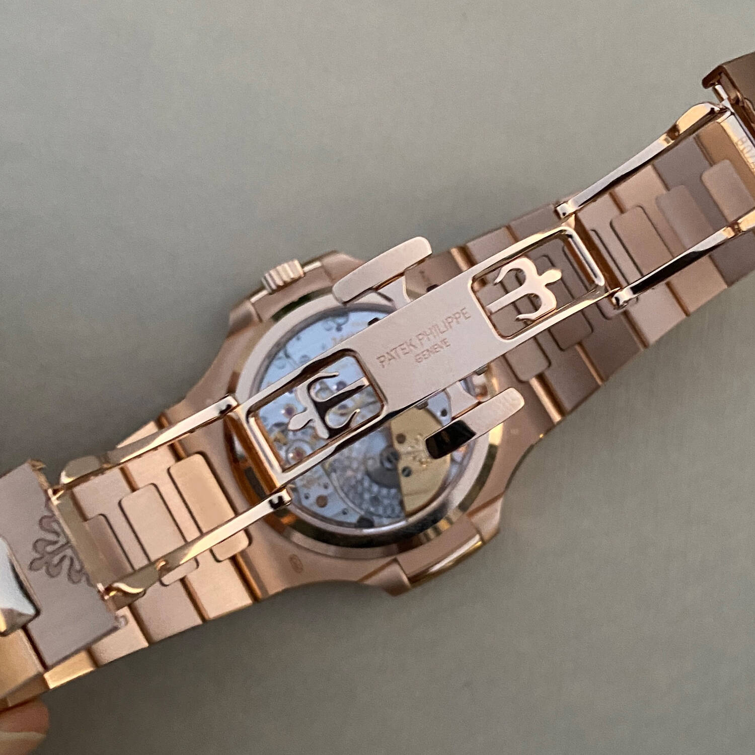 Patek Philippe Nautilus Moonphase Rose Gold Brown Dial 40mm  - Mirror Original