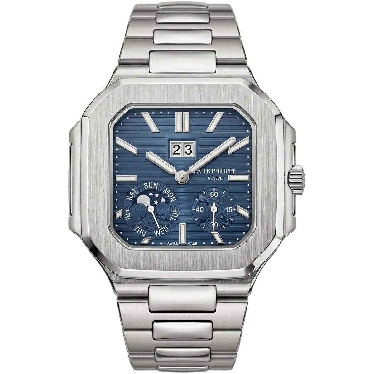 Patek Philippe Men’s Cubitus Blue Dial Moon Phase Watch