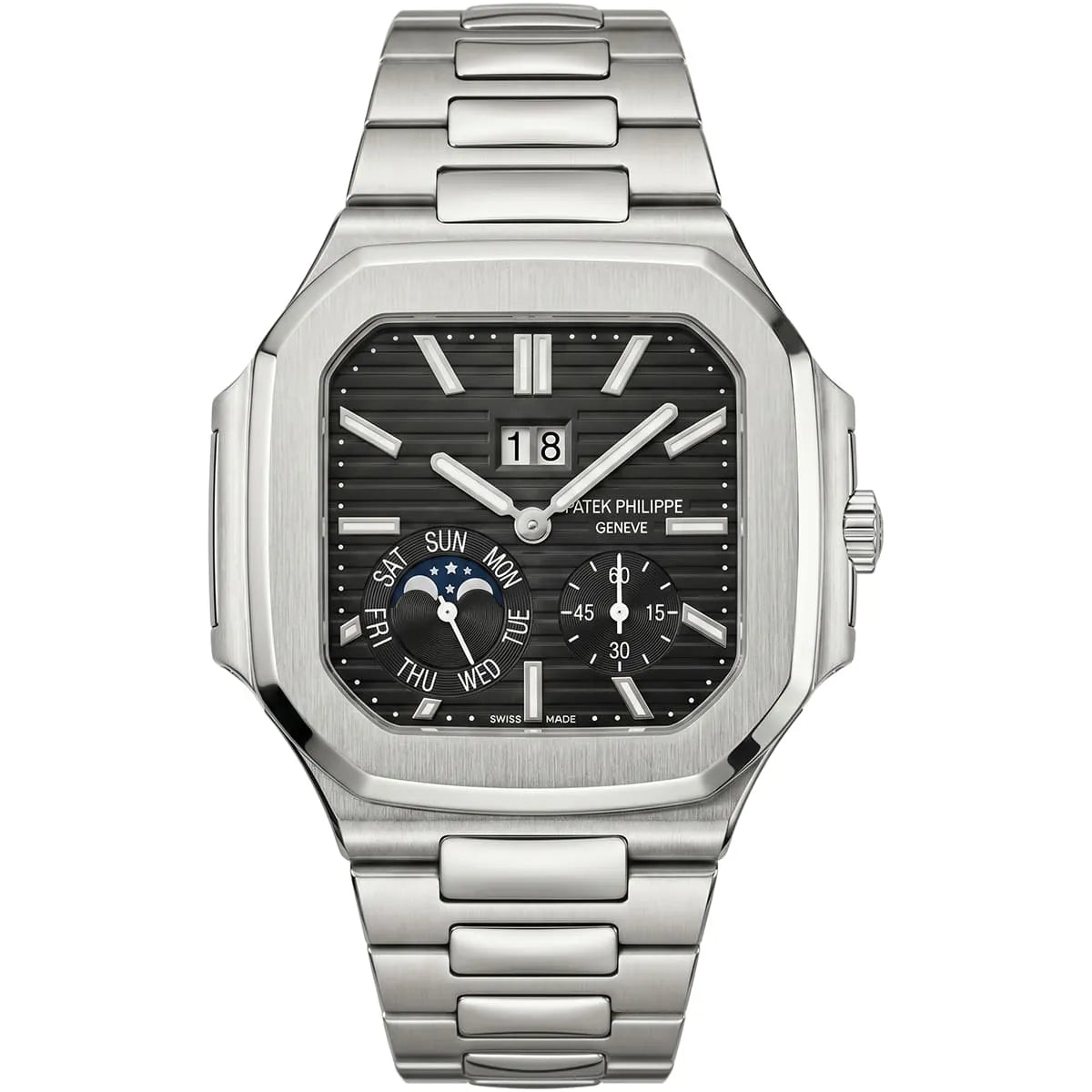Patek Philippe Men’s Cubitus Platinum Moon Phase Watch