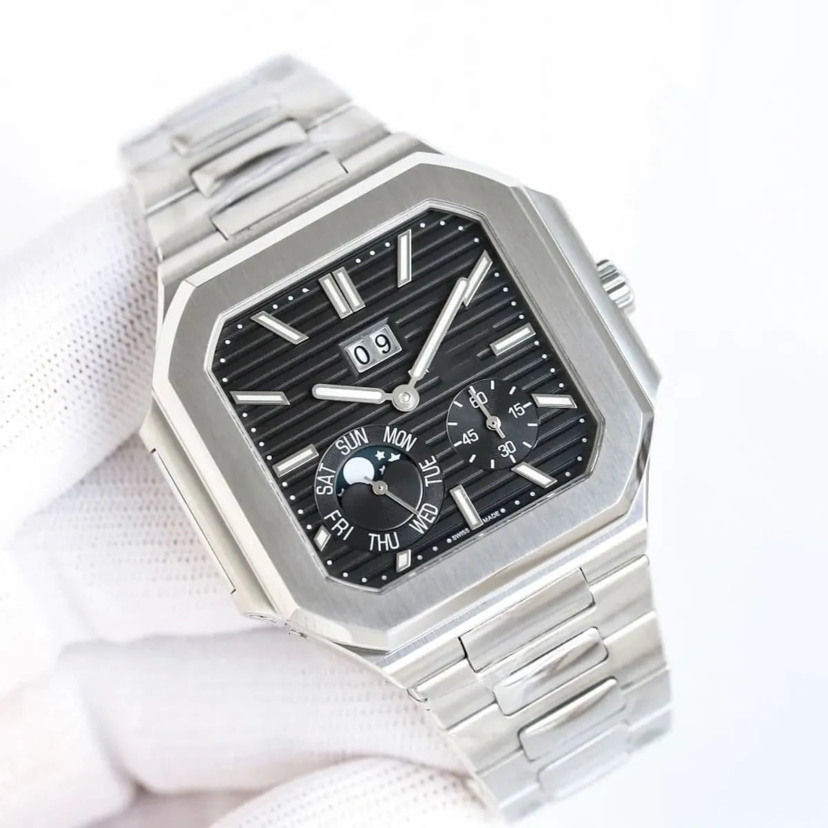 Patek Philippe Men’s Cubitus Platinum Moon Phase Watch
