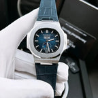 Patek Philippe Men’s Nautilus Blue Dial Annual Calendar Watch