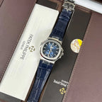 Patek Philippe Men’s Nautilus Blue Dial Annual Calendar Watch