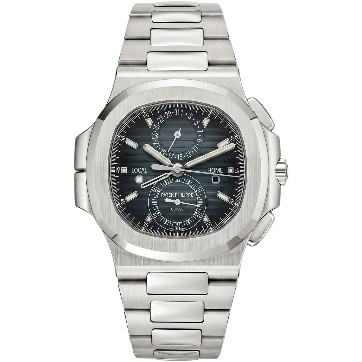 Patek Philippe Watch Men’s Nautilus Travel Time Chronograph
