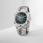 Patek Philippe Watch Men’s Nautilus Travel Time Chronograph