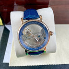 Patek Philippe Men’s Skeleton Dial Rose Gold Tone Watch – 6821G