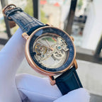 Patek Philippe Men’s Skeleton Dial Rose Gold Tone Watch – 6821G