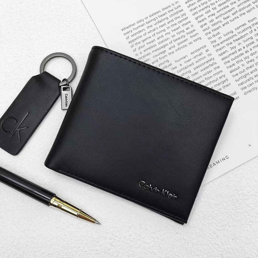 Calvin Klein Wallet & Keychain Set For Men #4