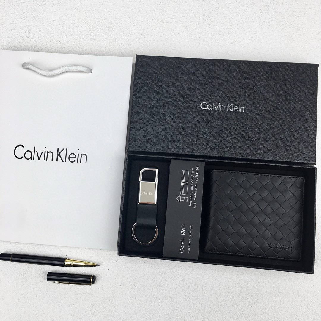 Calvin Klein Wallet & Keychain Set For Men #1