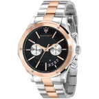 Maserati Circuito R8873627004 Two-Tone Rose Gold Black Dial Men's Watch