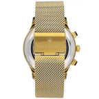 Maserati Ricordo R8873633003 Gold-Tone Black Sunray Dial Mesh Men's Watch