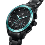 Maserati Traguardo Aqua Edition R8873644002 Black Tiffany Men's Watch