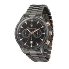Maserati Traguardo R8873646001 Gunmetal Grey Rose Gold Men's Watch