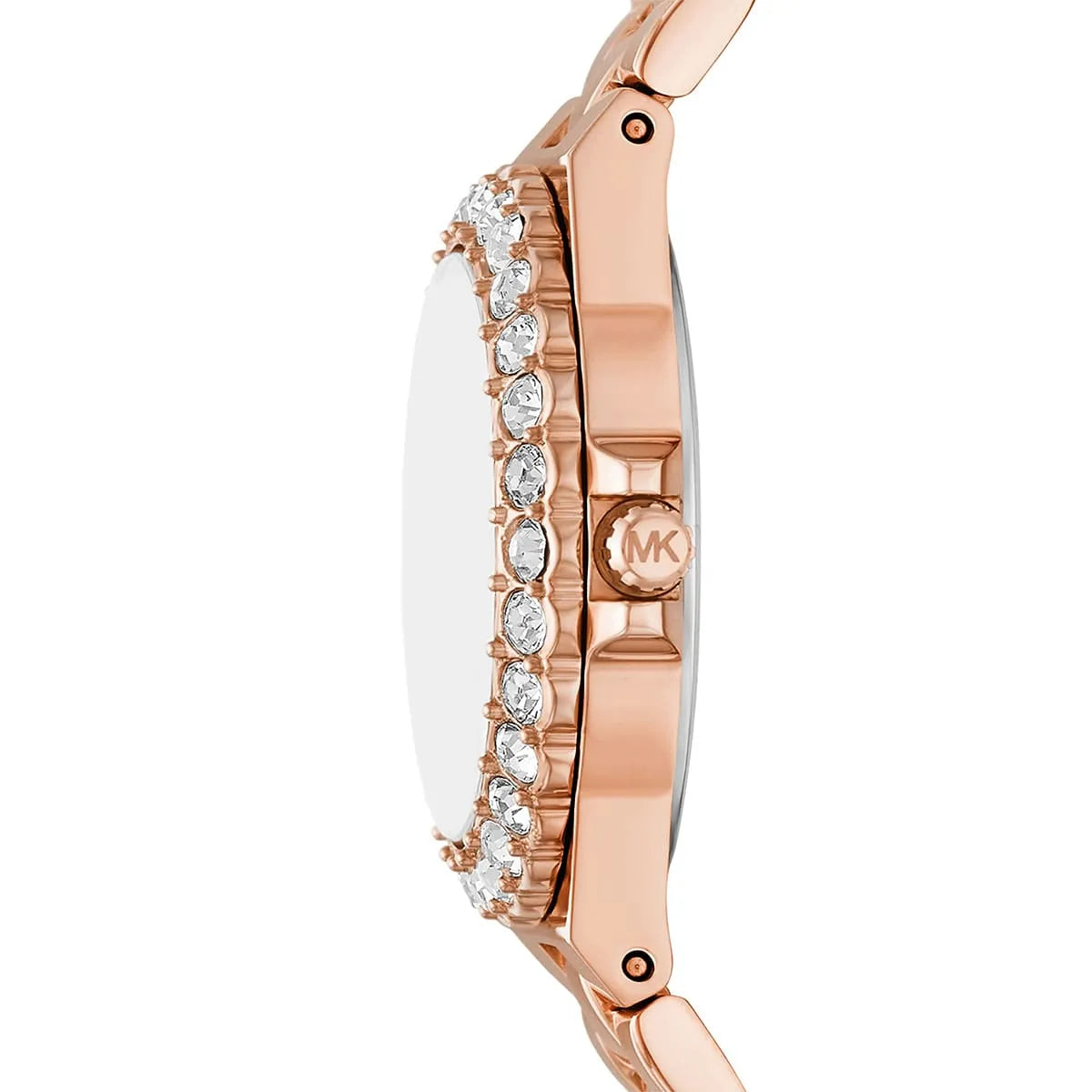 Michael Kors Lennox MK7396 Rose Gold Watch with Vibrant Fuchsia Dial