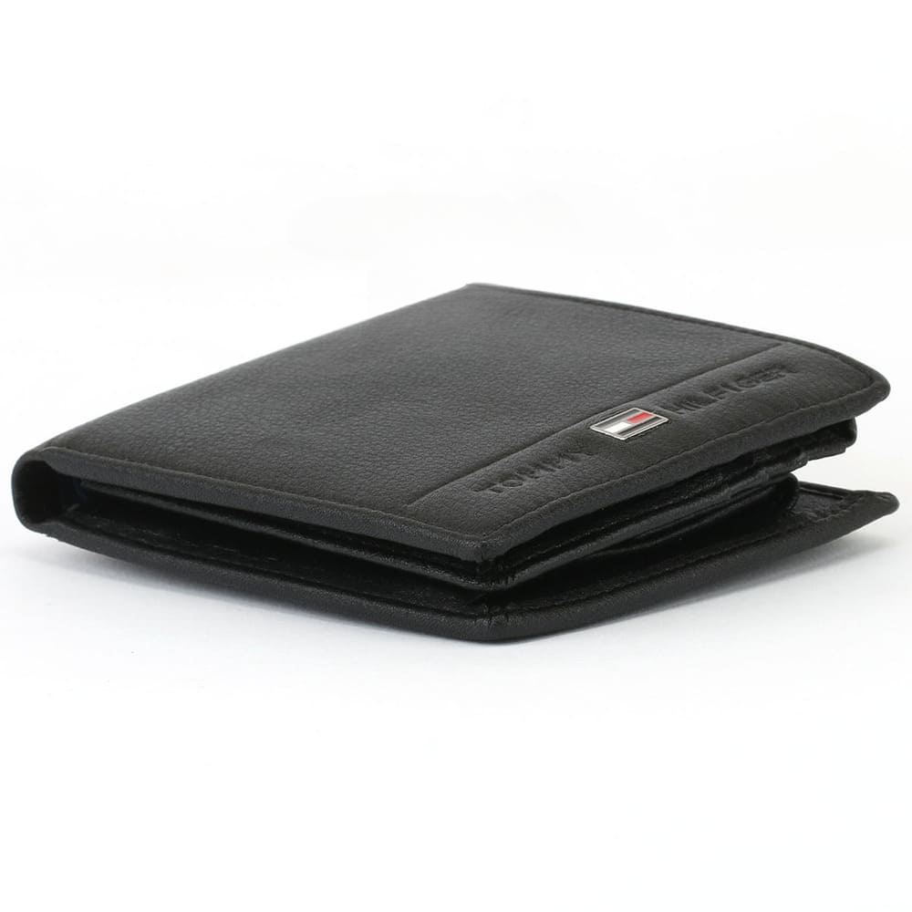 TH Black Leather Wallet For Men 36#