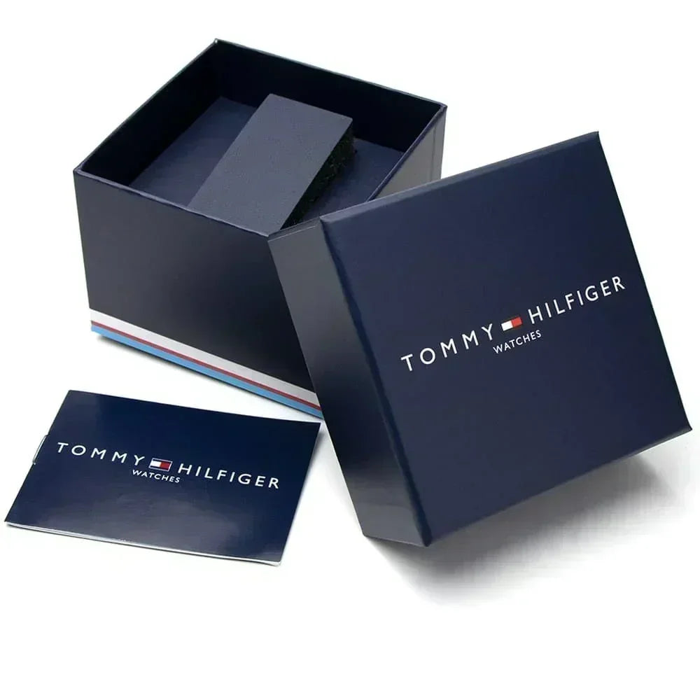 Tommy Hilfiger Women’s Gold Monogram Mesh Watch – Model 1782588