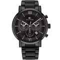 Tommy Hilfiger Evan 1710410 All-Black Roman Dial Men's Watch