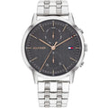 Tommy Hilfiger Easton 1710431 Silver Case Grey Dial Rose Gold Accents Men's Watch