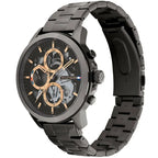 Tommy Hilfiger Henry 1710479 Gunmetal Skeleton Dial Rose Gold Accents Men's Watch