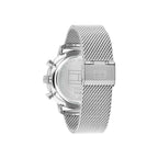 Tommy Hilfiger Owen 1710708 Silver Mesh Skeleton Dial Men's Watch