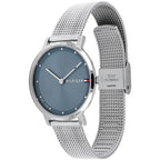 Tommy Hilfiger Pippa 1782149 Silver Case Navy Blue Dial Mesh Women's Watch