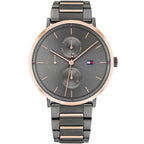 Tommy Hilfiger Jenna 1782300 Women's Gunmetal & Rose Gold Watch