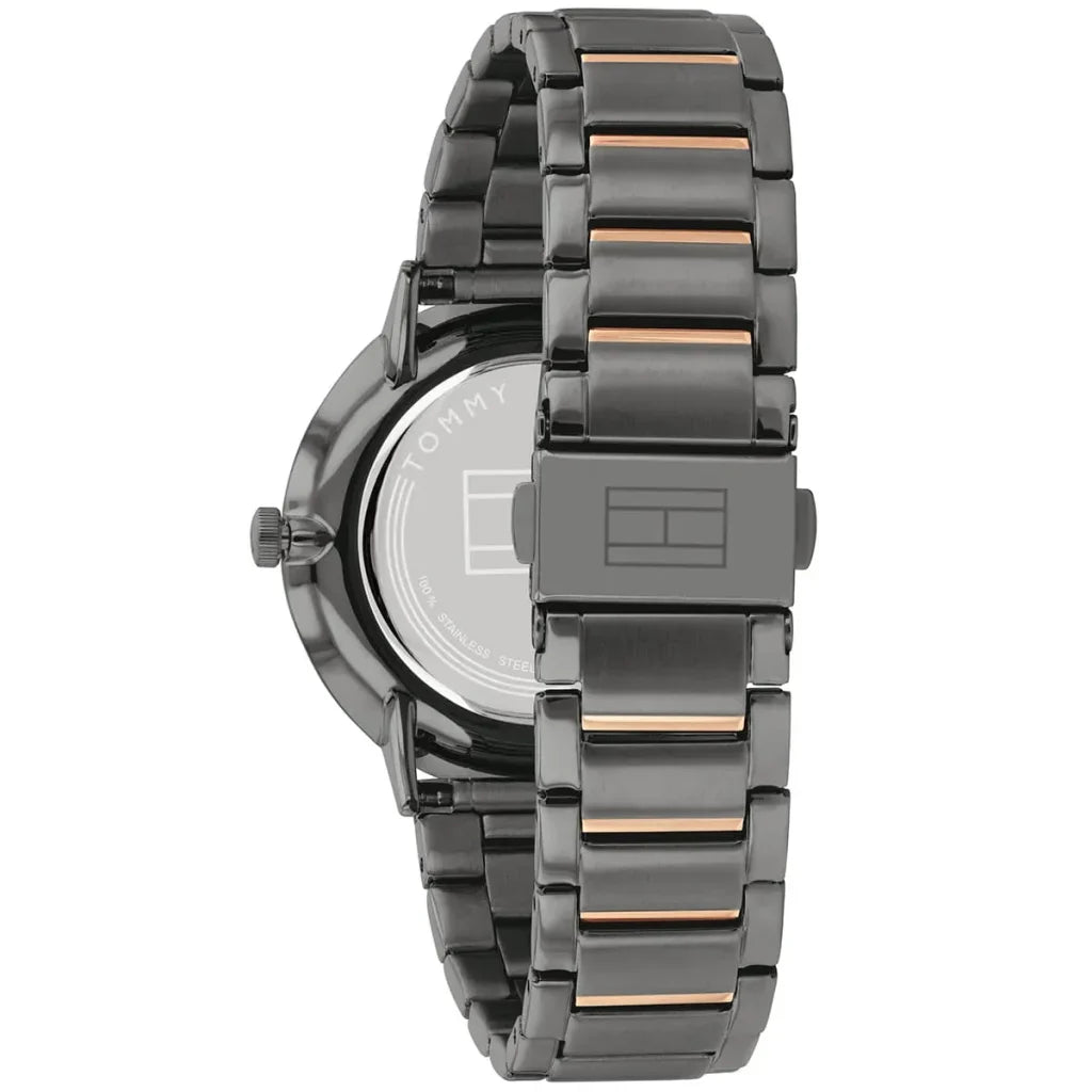 Tommy Hilfiger Jenna 1782300 Women's Gunmetal & Rose Gold Watch