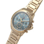 Tommy Hilfiger Kennedy 1782386 Women's Rose Gold Steel Watch with Blue Dial