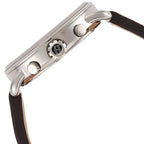 Tommy Hilfiger Briggs 1791424 Silver Case Navy Blue Dial Brown Leather Men's Watch