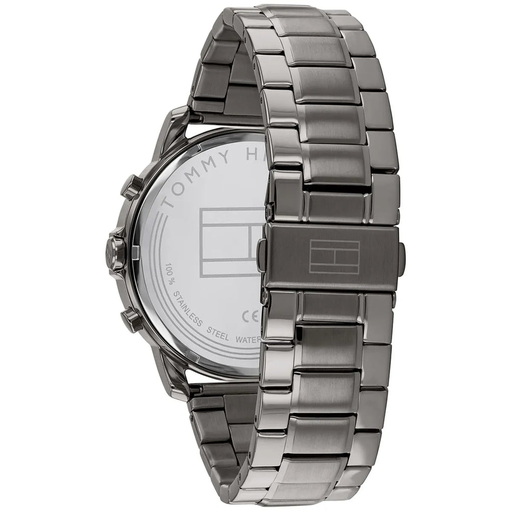 Tommy Hilfiger Jameson 1791796 Gunmetal Case Blue Dial Men's Watch