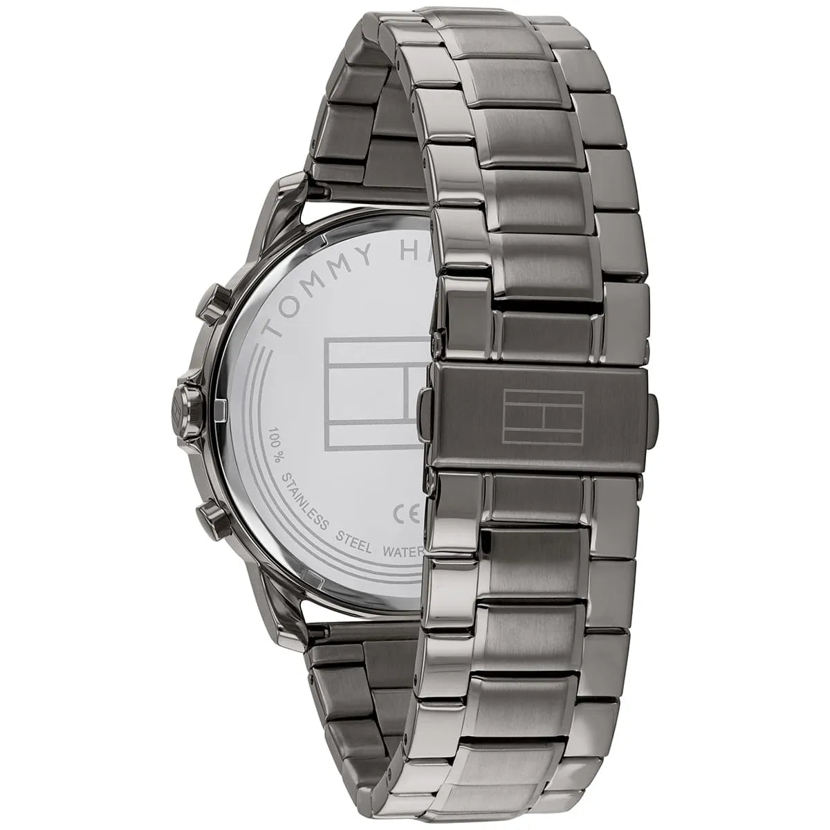 Tommy Hilfiger Jameson 1791796 Gunmetal Case Blue Dial Men's Watch