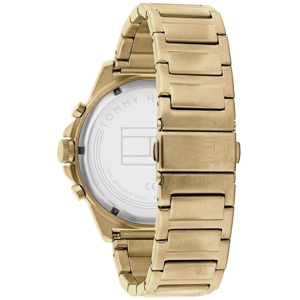 Tommy Hilfiger Harley 1791891 Multi-Function Grey Dial Men's Gold-Tone Watch