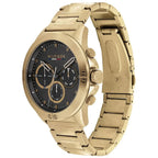 Tommy Hilfiger Harley 1791891 Multi-Function Grey Dial Men's Gold-Tone Watch
