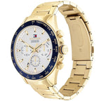 Tommy Hilfiger Owen 1791969 Men's Gold-Tone Steel Watch with White Dial