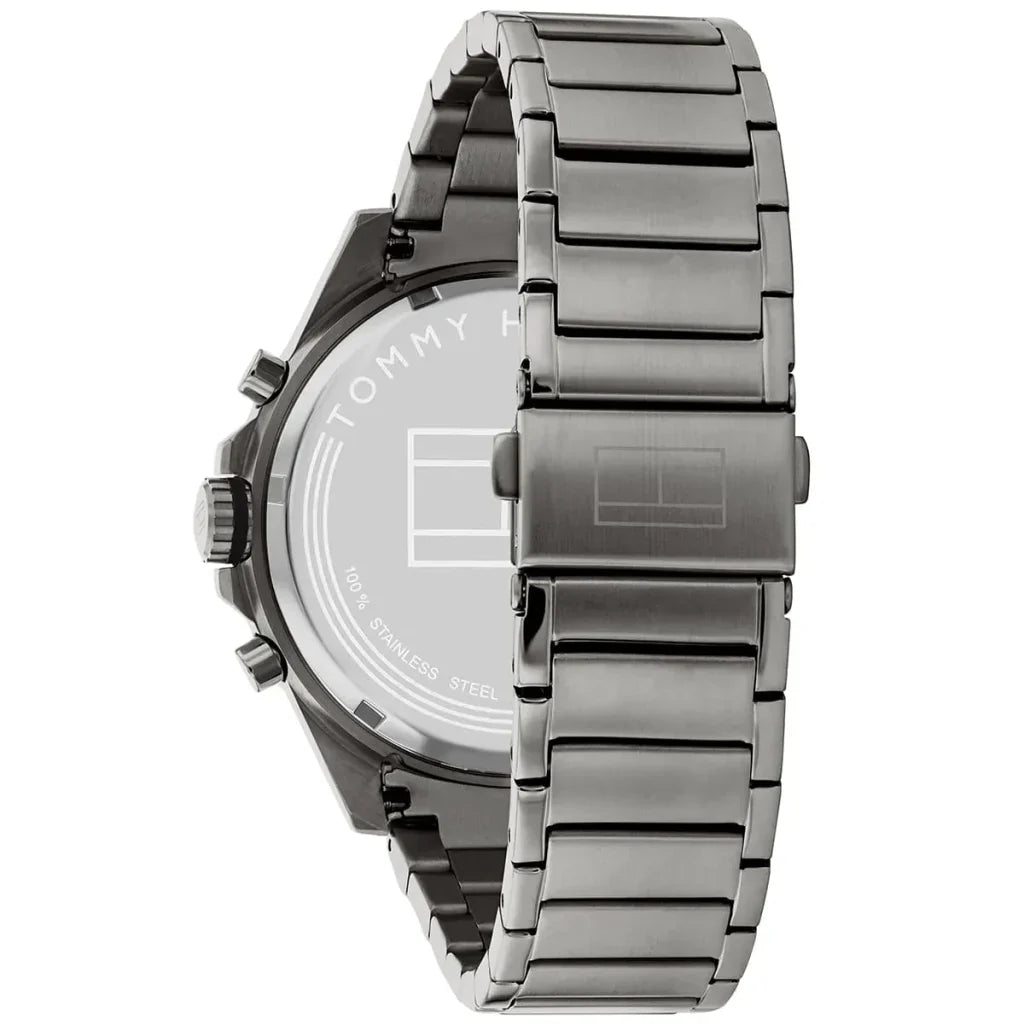Tommy Hilfiger Max 1791975 Gunmetal Case Grey Dial Steel Men's Watch
