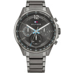 Tommy Hilfiger Max 1791975 Gunmetal Case Grey Dial Steel Men's Watch