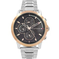 Tommy Hilfiger Jameson 1792050 Silver & Rose Gold Grey Dial Men's Watch