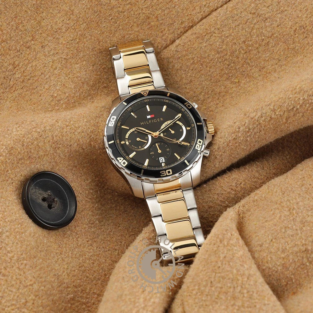 Tommy Hilfiger Men’s Watch – Model 1792095 | Sophisticated Bicolor Stainless-Steel Design