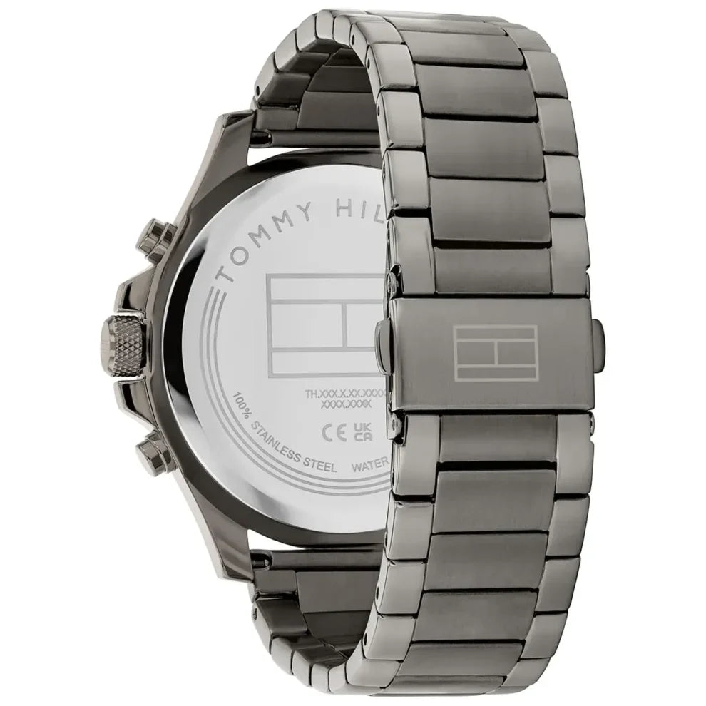 Tommy Hilfiger Bryan 1792115 Men's Gunmetal Case Green Dial Watch