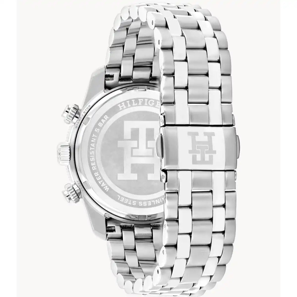 Tommy Hilfiger TH85 1792156 Men's Silver Case Black Dial Steel Watch