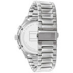 Original Tommy Hilfiger Asher Men's Watch - Silver Steel & Black Dial (1791852)