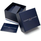 Tommy Hilfiger Tea 1782789 Silver Square Case Light Blue Dial Mesh Women's Watch