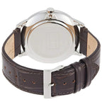 Original Tommy Hilfiger Men's Watch - Silver Case & Brown Leather (1710389)