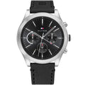 Original Tommy Hilfiger Men's Watch - Silver Case & Blue Rubber (1791740)