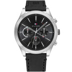 Original Tommy Hilfiger Men's Watch - Silver Case & Blue Rubber (1791740)