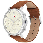Original Tommy Hilfiger Tyson Men's Watch - Silver Case & Tan Leather (1792143)