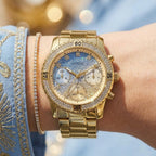 Guess Confetti W0774L2 Multi-Function Glitter Ombre Dial Women's Gold-Tone Watch