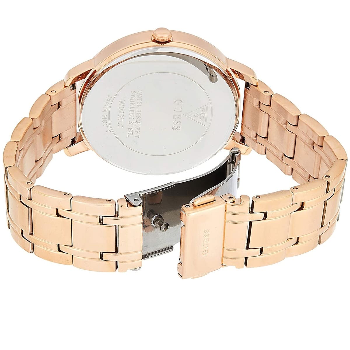 Guess Montauk W0933L3 Glitter Dial Women's Rose Gold-Tone Watch
