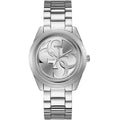 Guess G-Twist W1082L1 Silver Tone Interlocking Logo Dial Watch